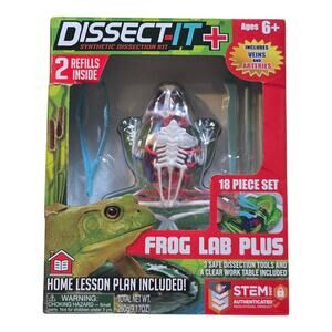 Top Secret Toys Dissect It Frog Lab Plus Synthetic STEM Animal Dissection Kit